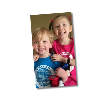 Happy and healthy Gavin smiling