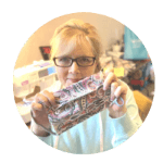 ViaCord team member Angie sewing covid masks